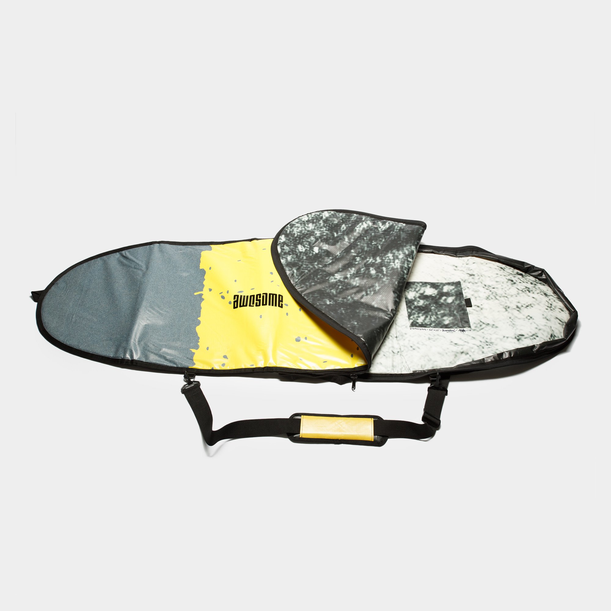 6'0 Awesome x The Progress Project Boardbag - Grey
