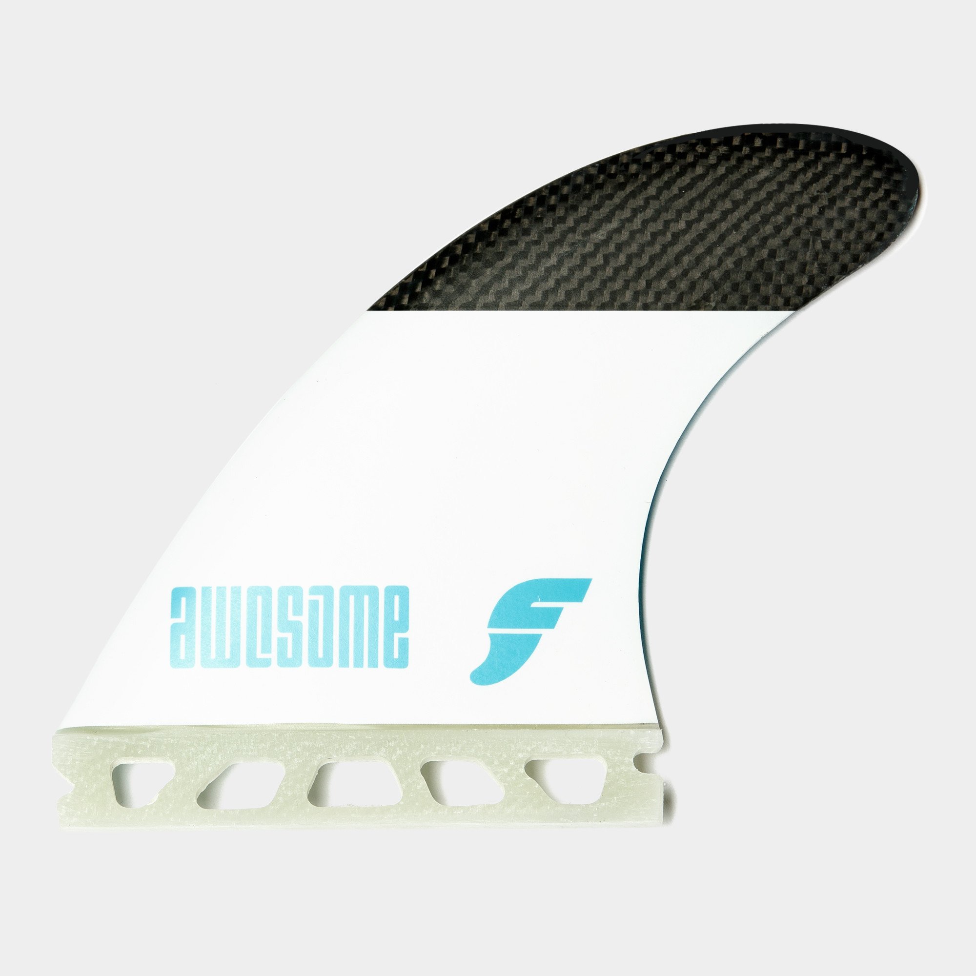 Awesome Futures Fins Black & White - 5-Fin Set